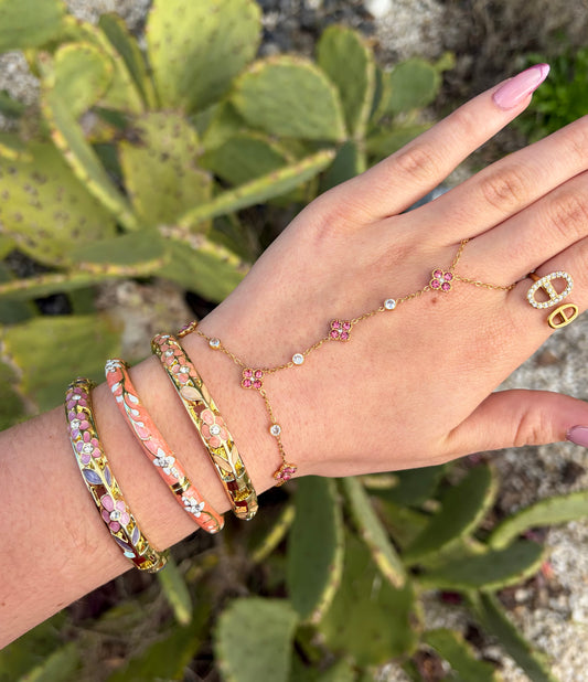 CHAÎNE DE MAIN PINK