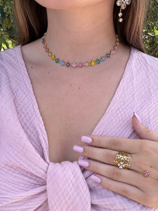 COLLIER DIAMOND MULTICOLOR