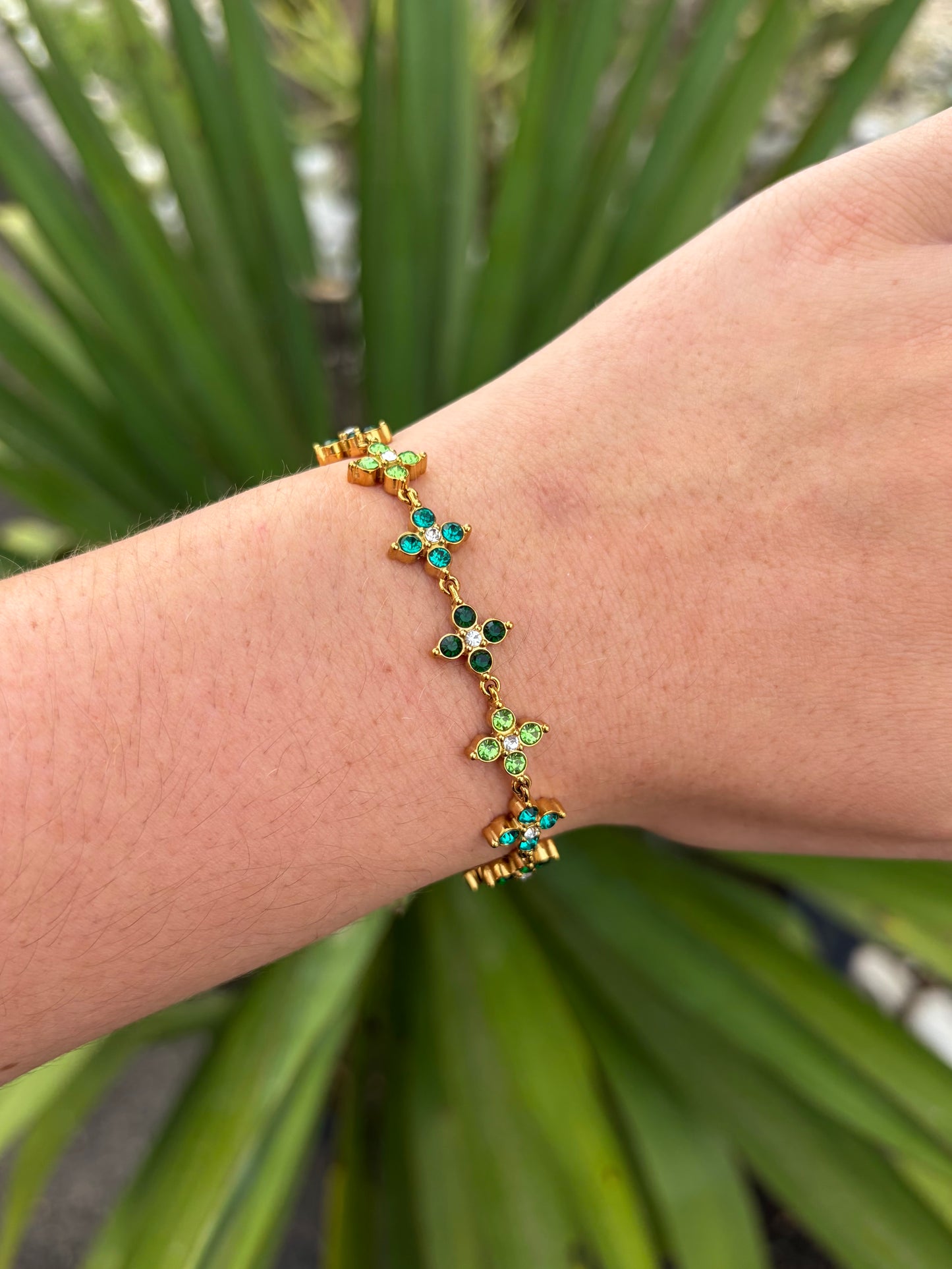 BRACELET CRYSTAL GRENN