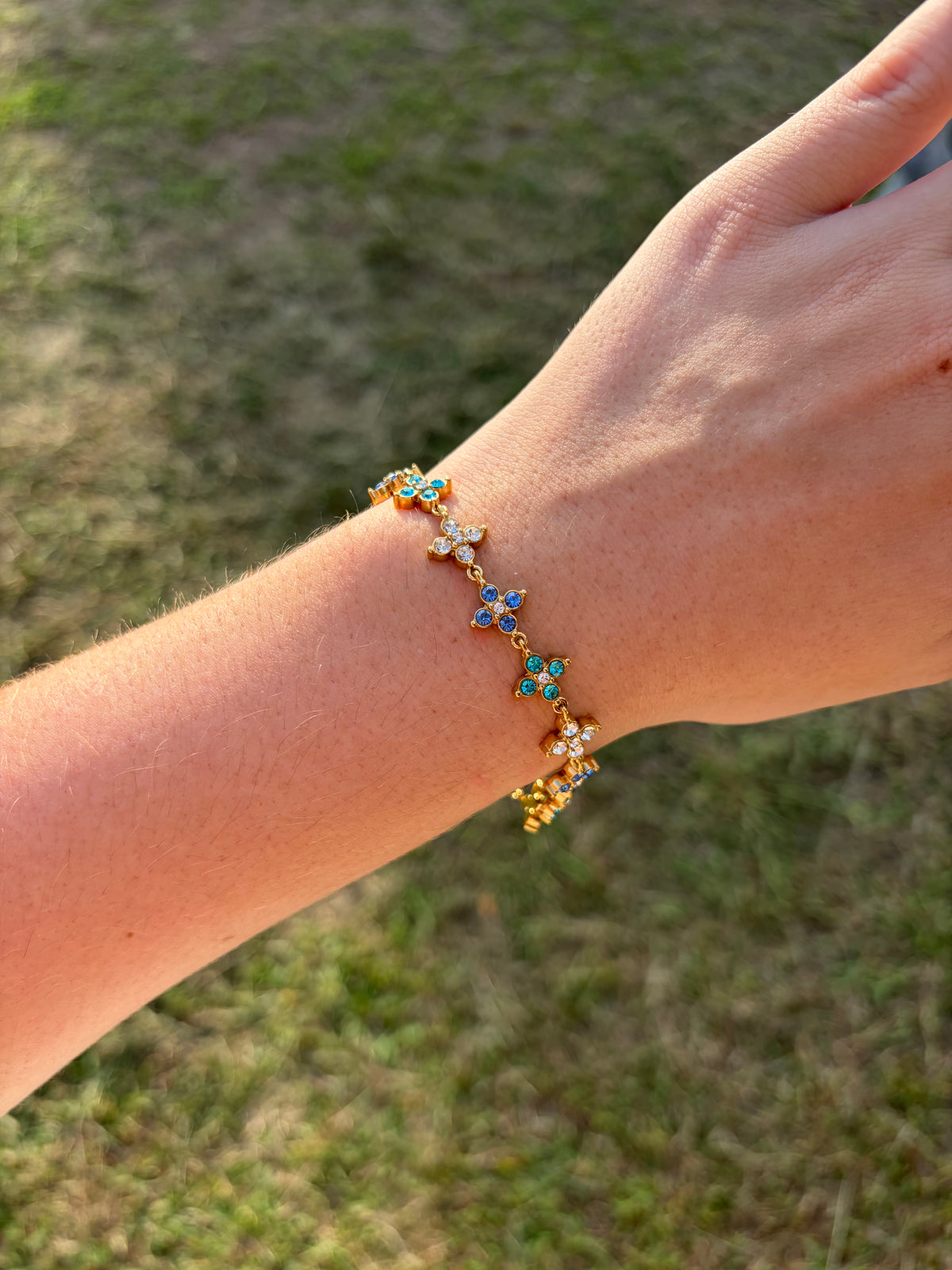 BRACELET KRYSTAL BABY BLUE