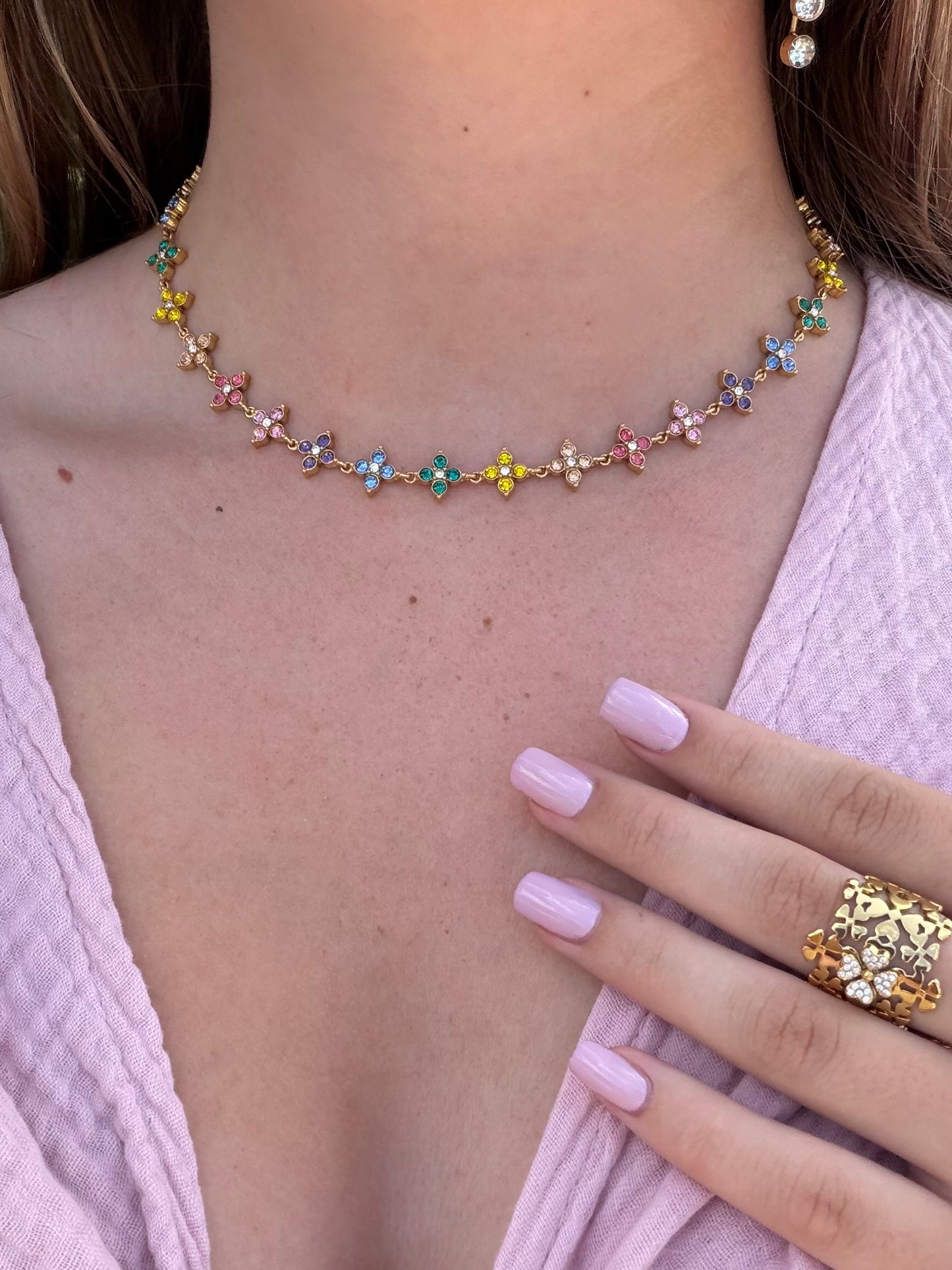 COLLIER CRYSTAL MULTICOLOR