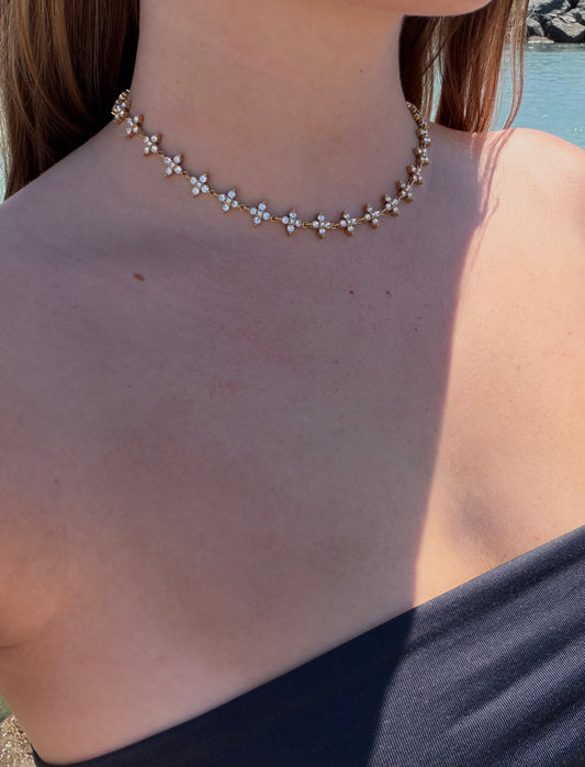 COLLIER CRYSTAL GOLD