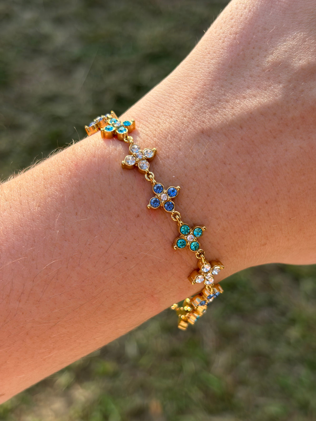 BRACELET KRYSTAL BABY BLUE