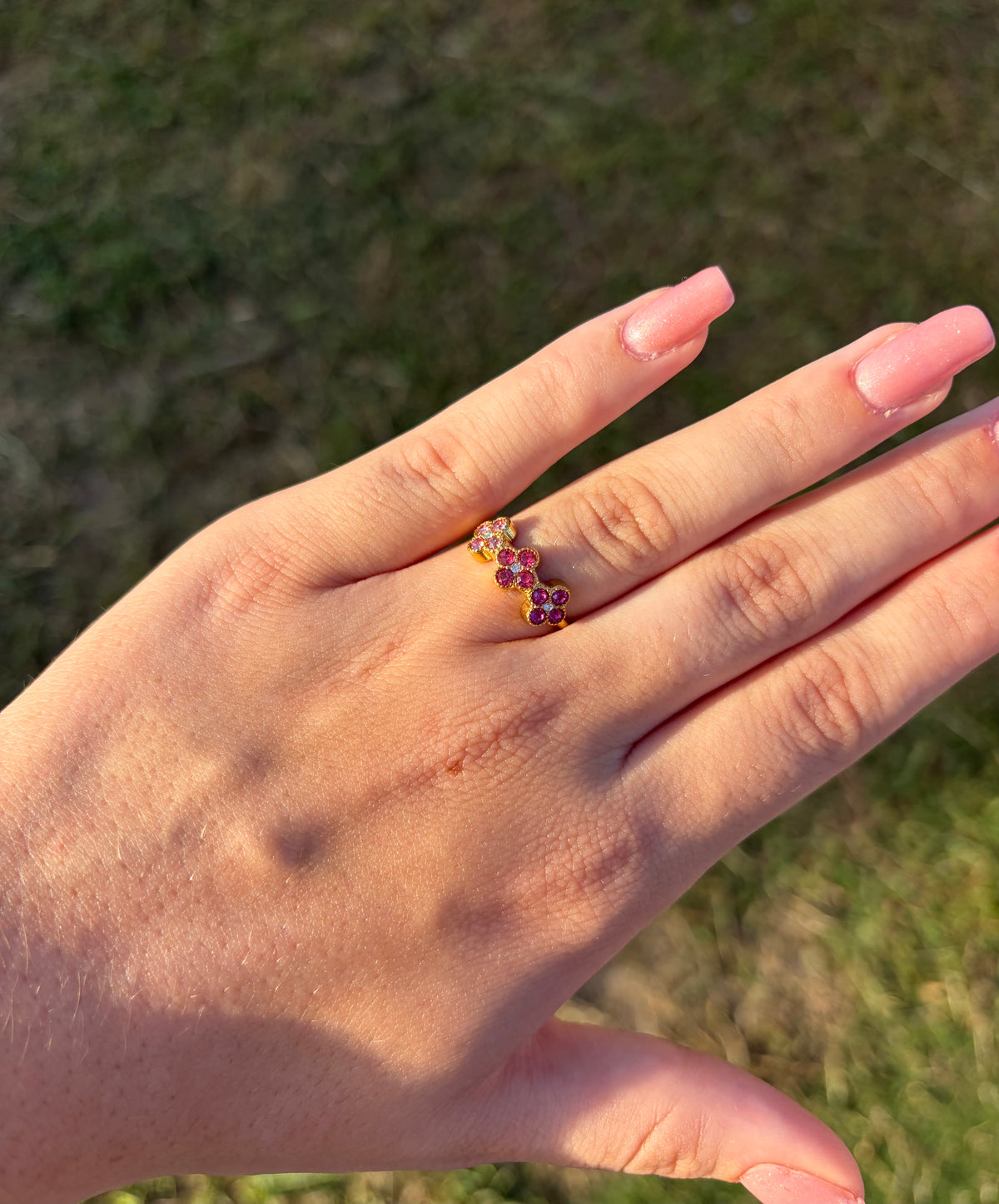BAGUE DIAMOND PINK