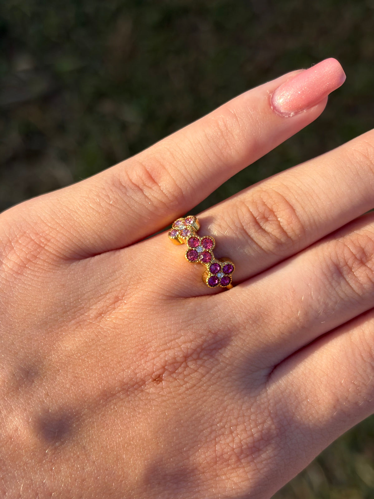 BAGUE DIAMOND PINK