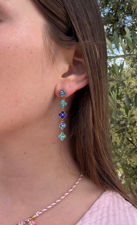 BOUCLES DIAMOND BLEU