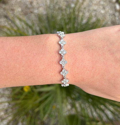 BRACELET DIAMOND SILVER