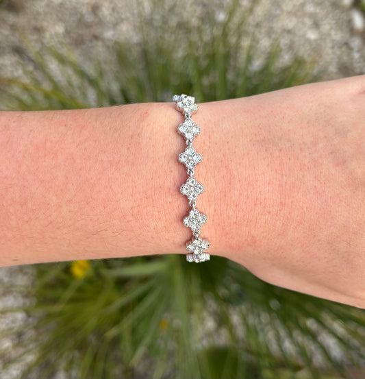 BRACELET DIAMOND SILVER