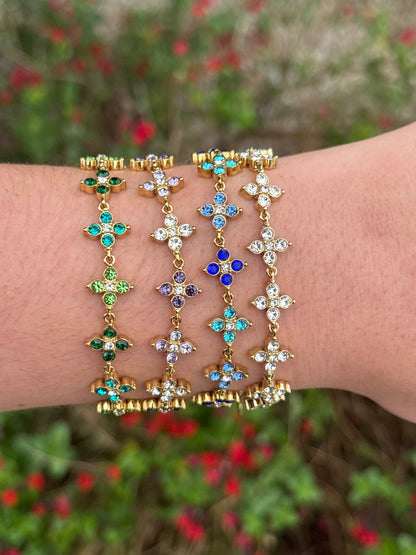 BRACELET CRYSTAL BLUE