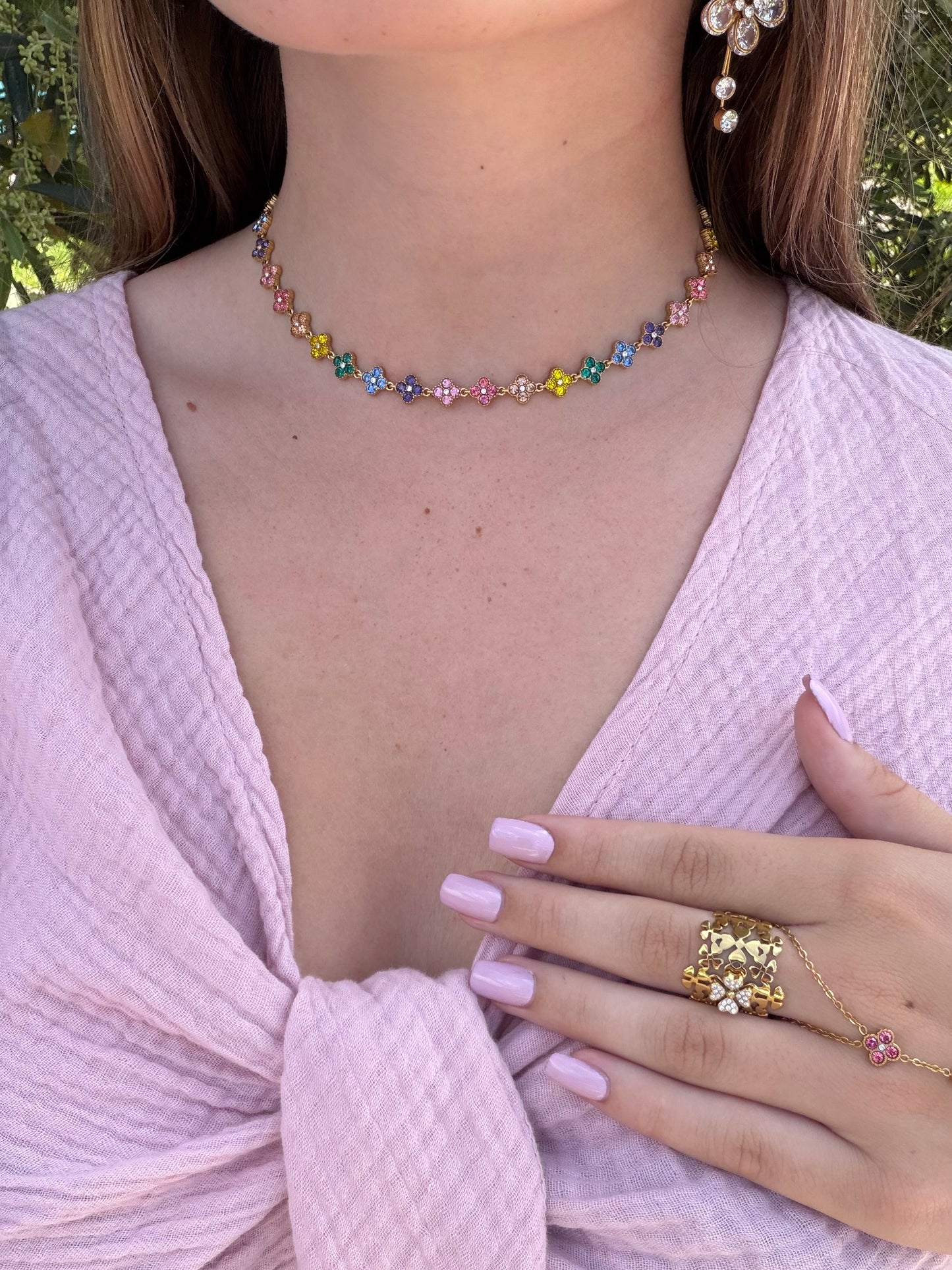 COLLIER DIAMOND MULTICOLOR