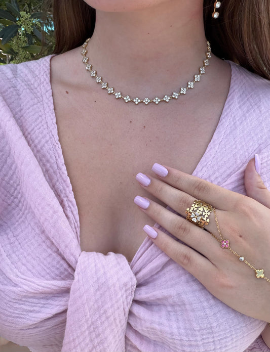 COLLIER GOLD DIAMOND