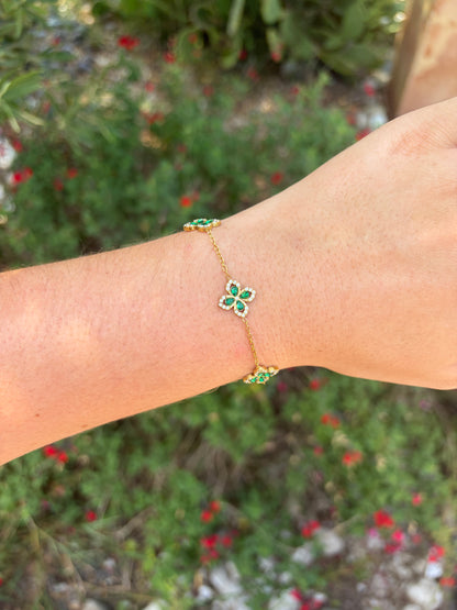 BRACELET DIANA GREEN