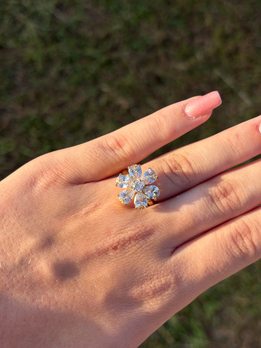 BAGUE ANTI STRESS FLEUR