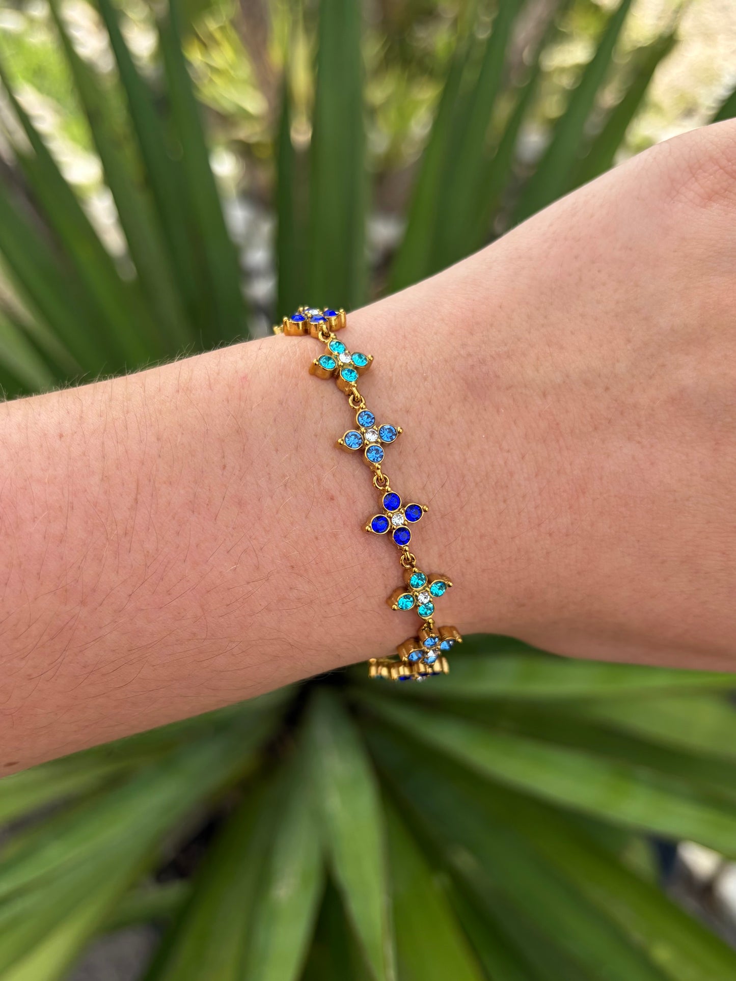 BRACELET CRYSTAL BLUE
