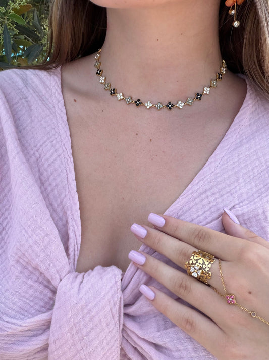 COLLIER BLACK DIAMOND￼