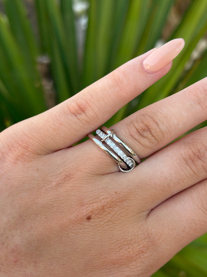 BAGUE 3 ANNEAUX SILVER