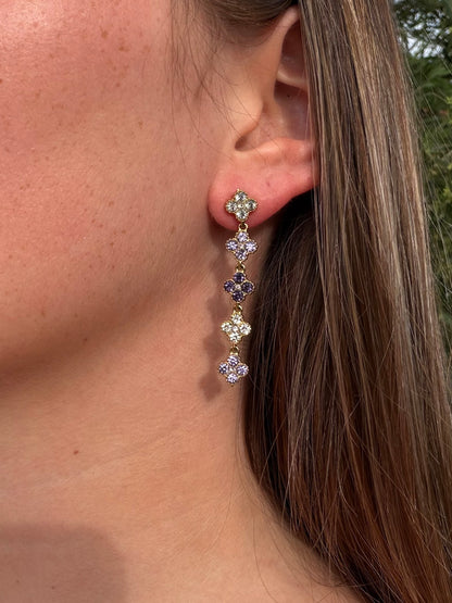 BOUCLES DIAMOND PURPLE