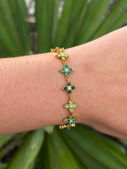 BRACELET CRYSTAL GRENN