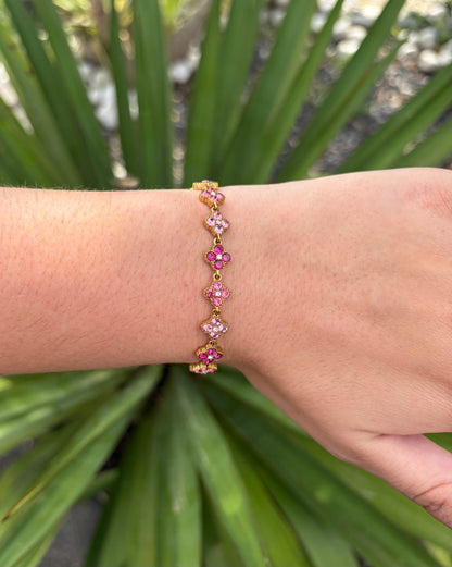 BRACELET DIAMOND PINK