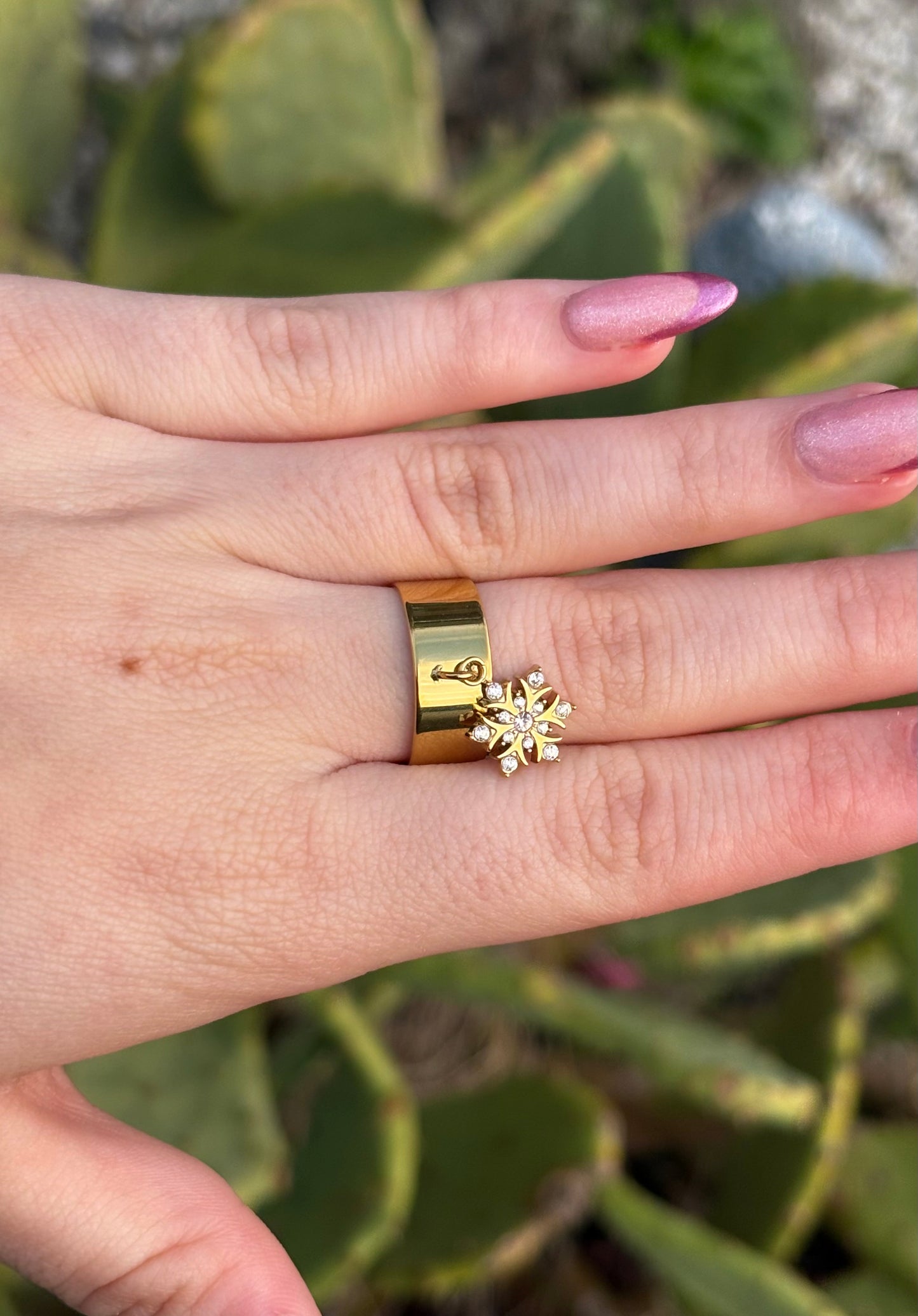 BAGUE FLOCON