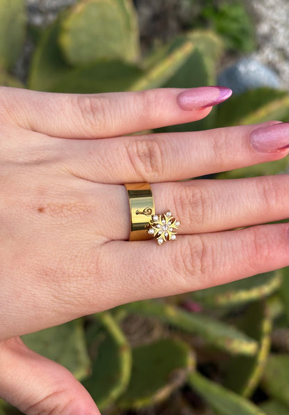 BAGUE FLOCON