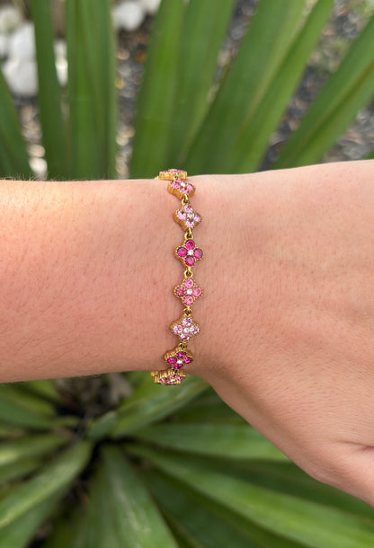 BRACELET DIAMOND PINK