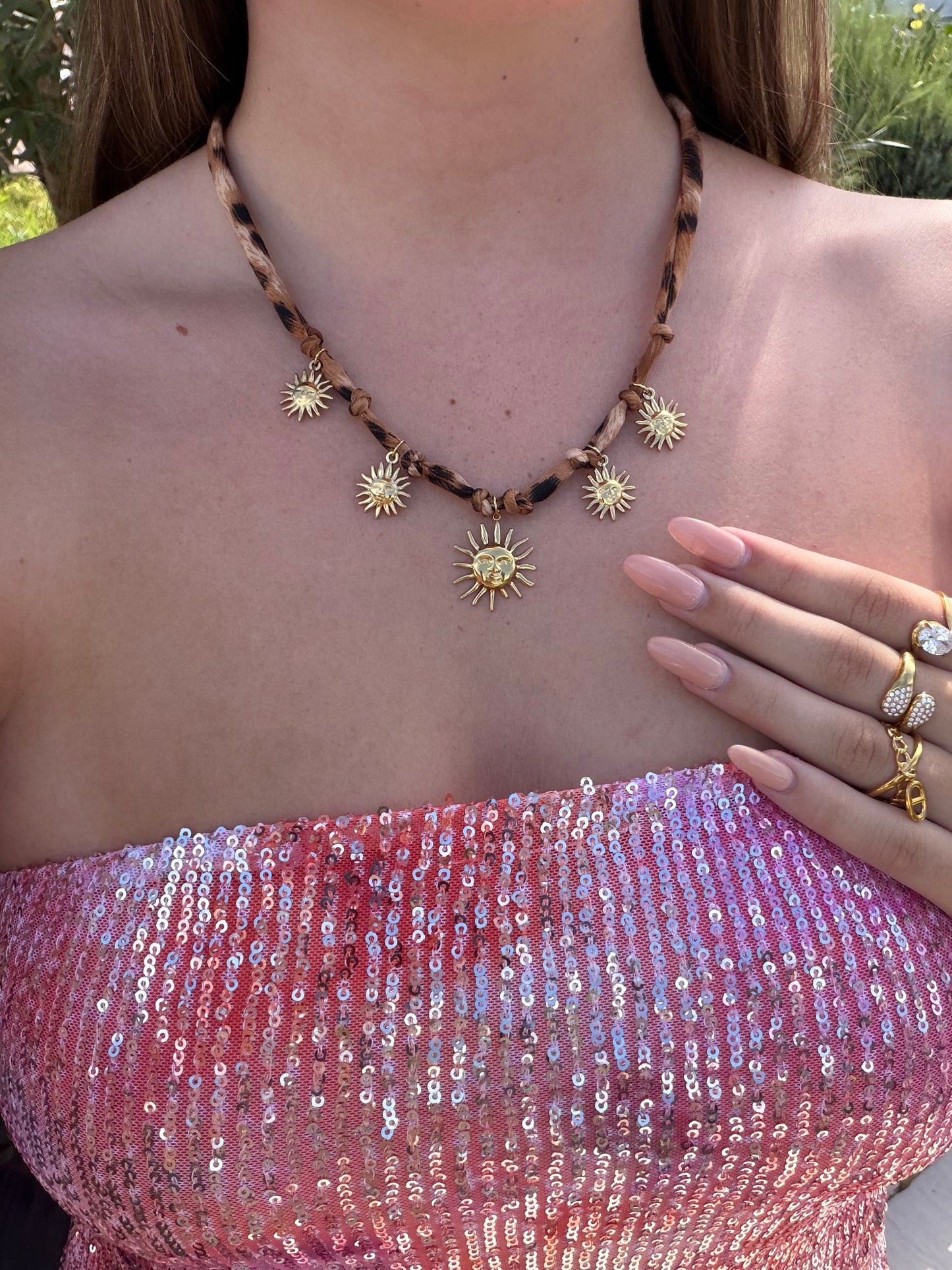 COLLIER LÉOPARD