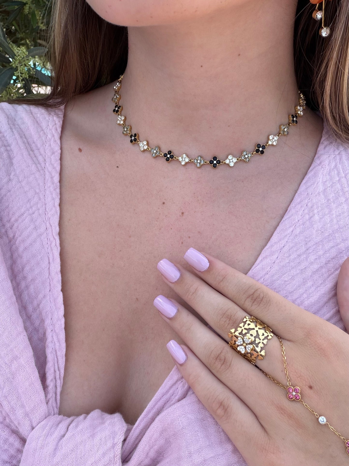 COLLIER BLACK DIAMOND￼