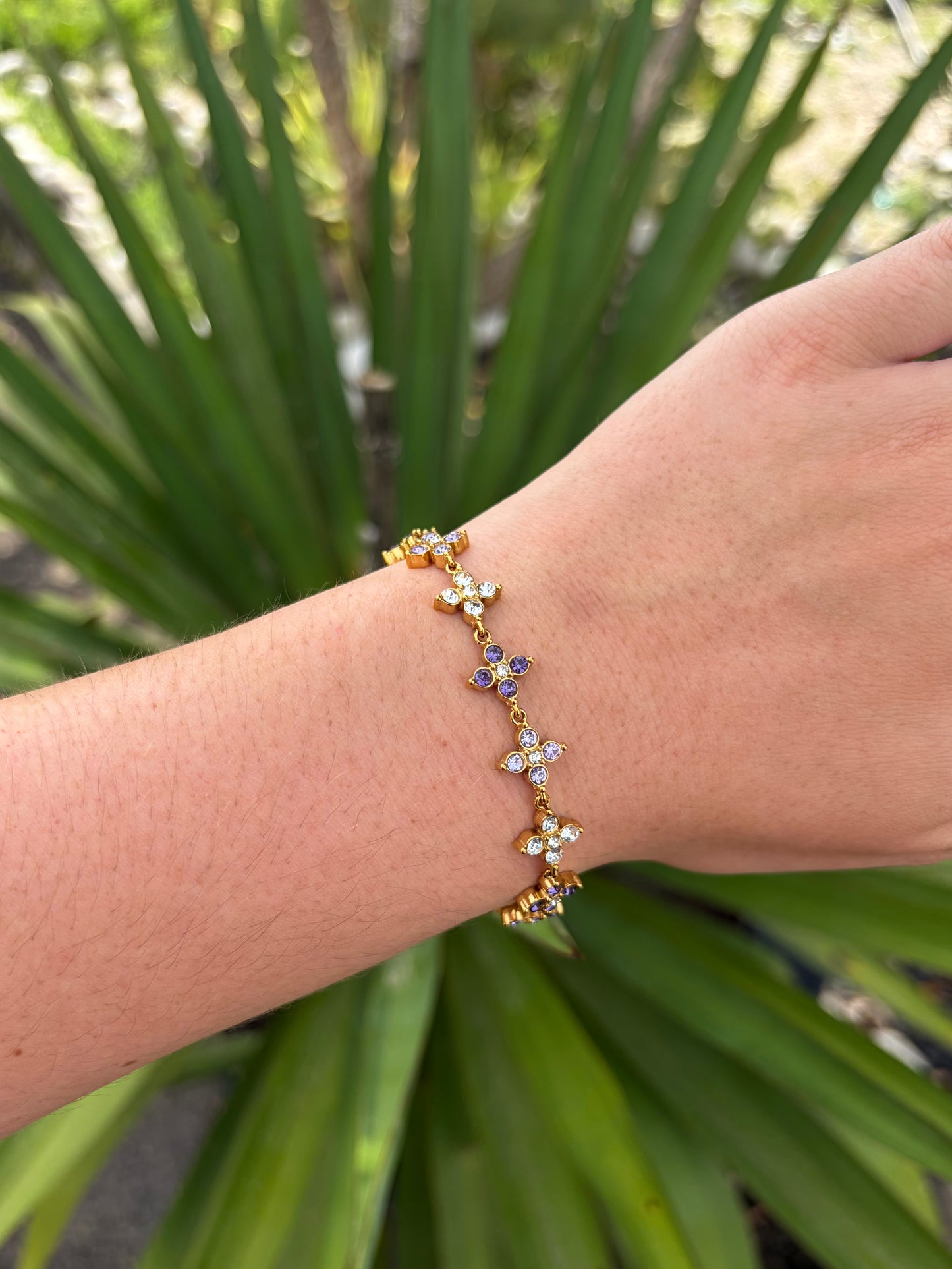 BRACELET CRYSTAL PURPLE