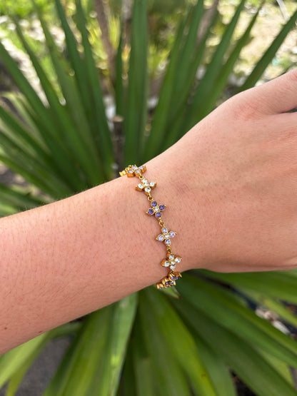 BRACELET CRYSTAL PURPLE