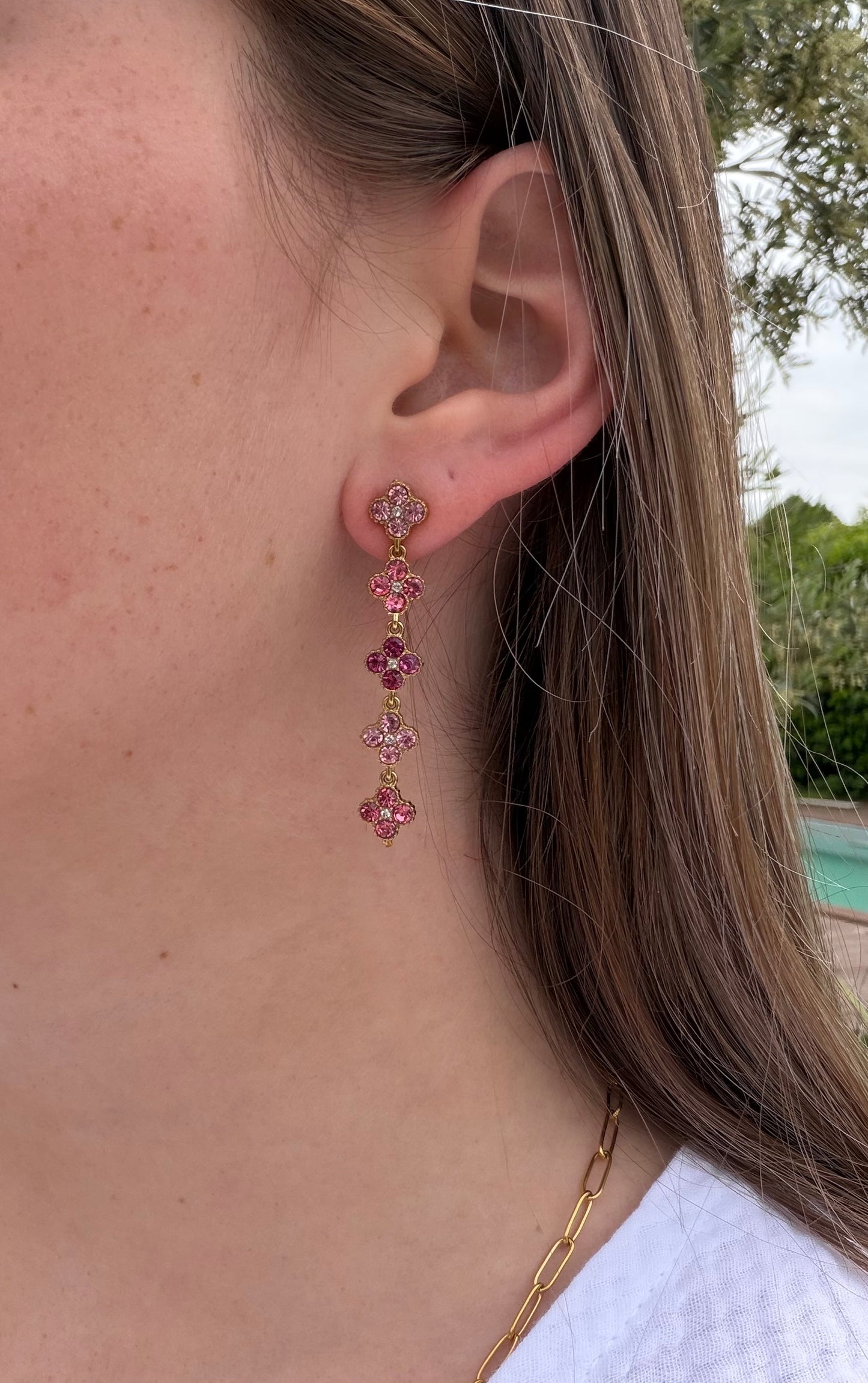 BOUCLES DIAMOND PINK