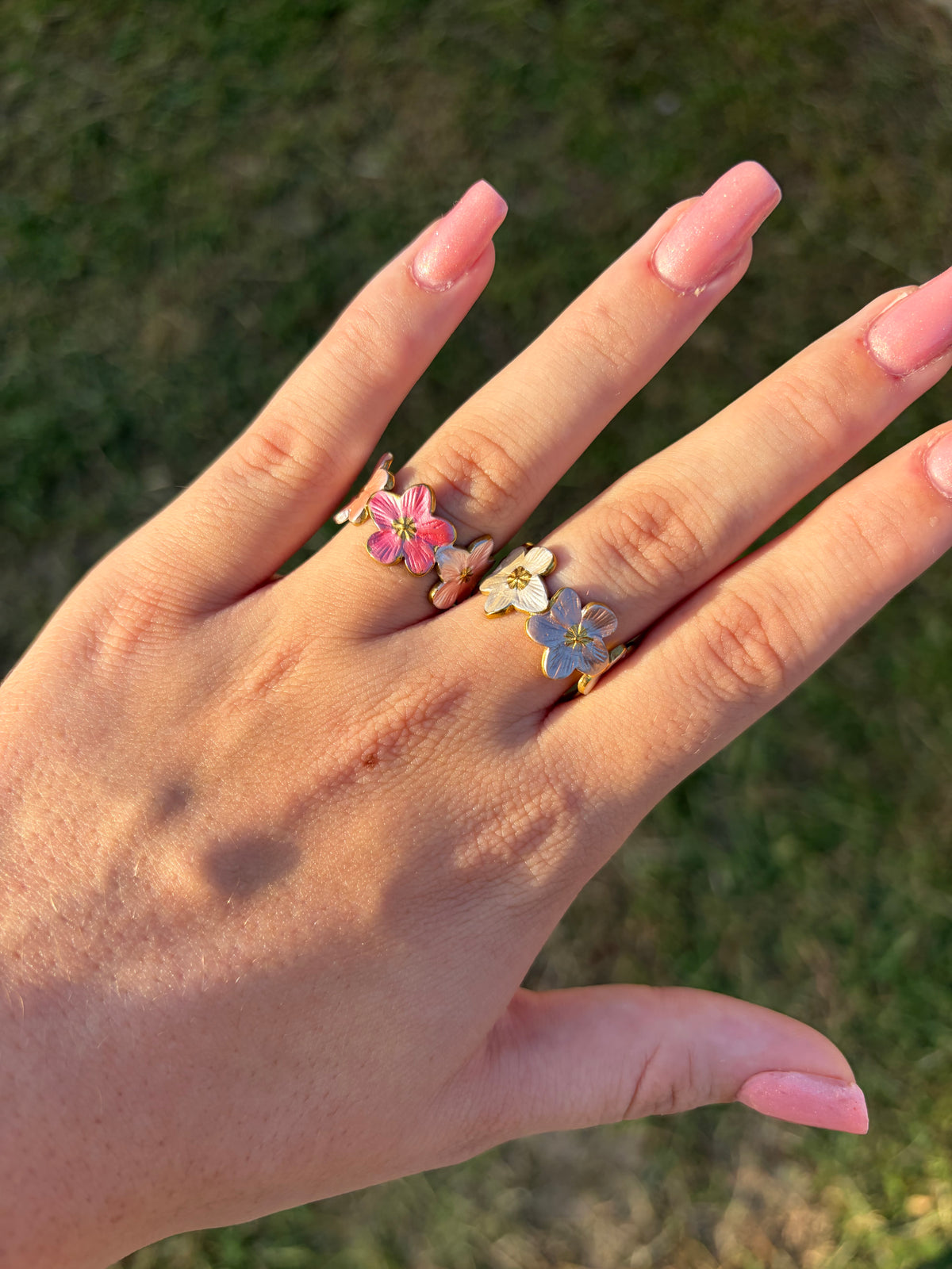 BAGUE ROSE