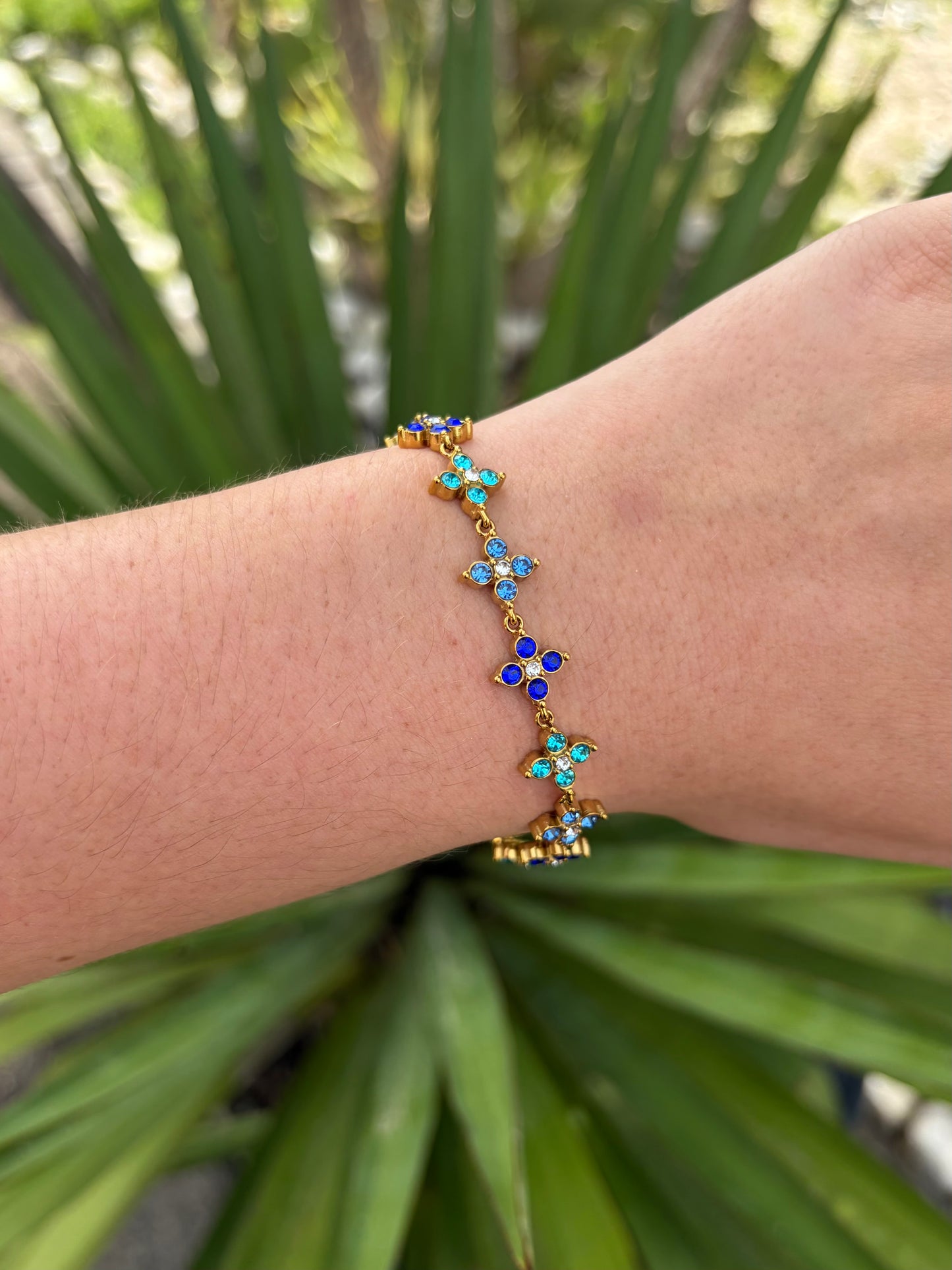 BRACELET CRYSTAL BLUE