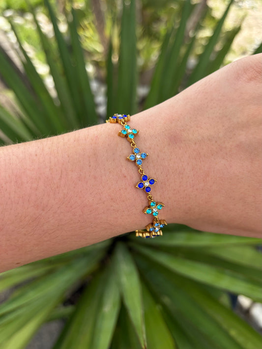 BRACELET CRYSTAL BLUE