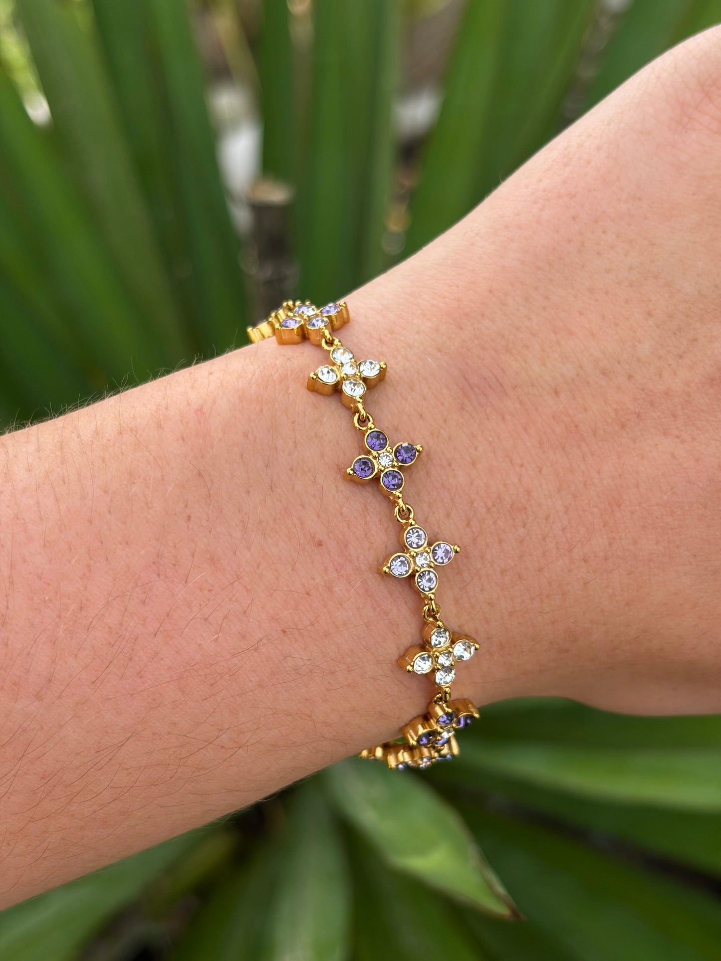 BRACELET CRYSTAL PURPLE