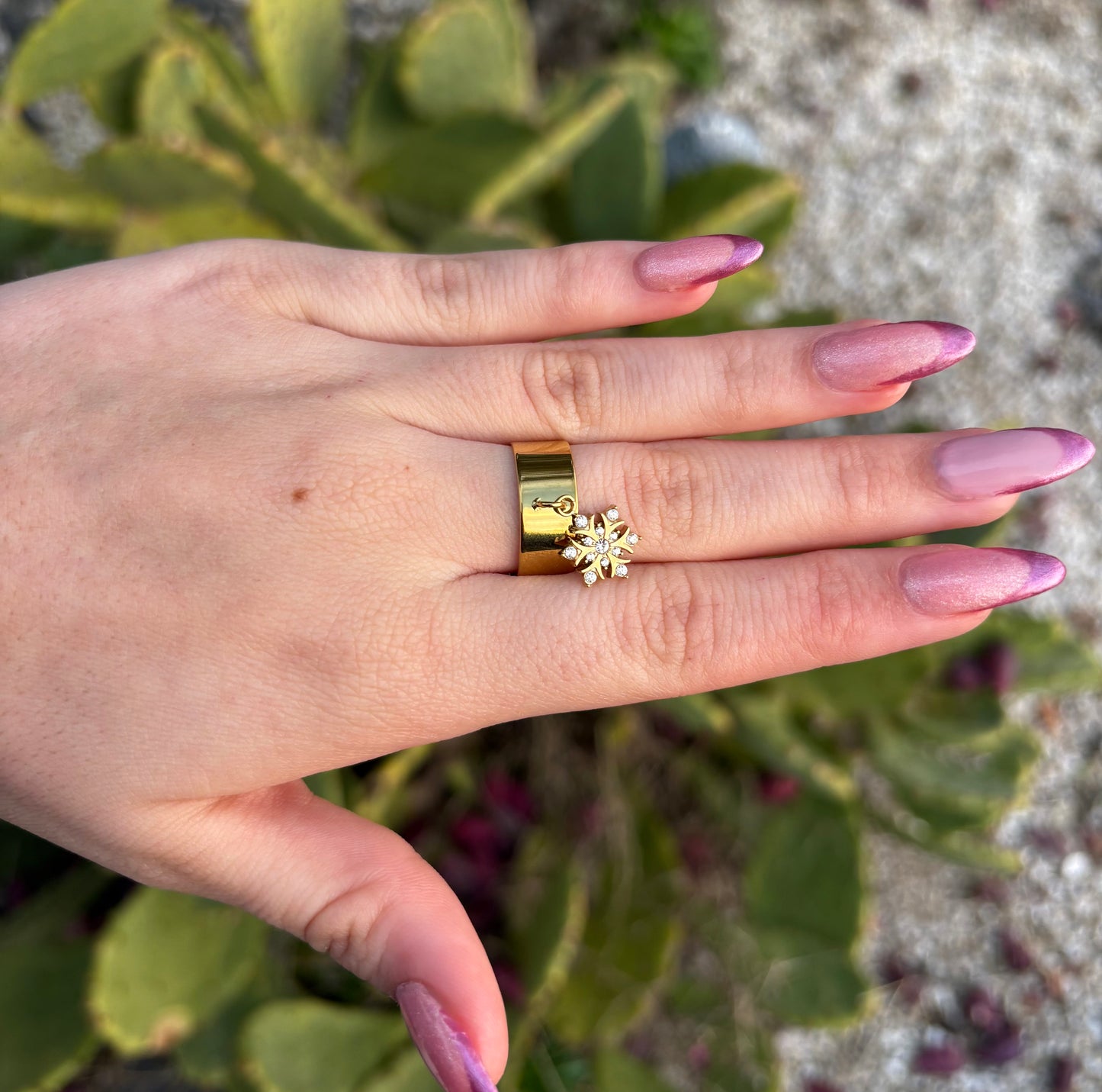 BAGUE FLOCON
